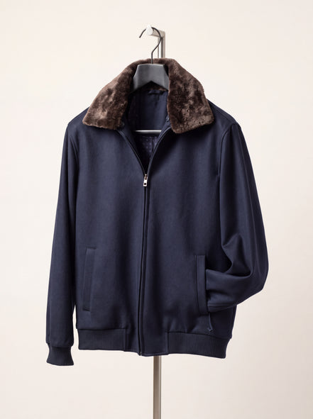 Bomber Jacket - Navy