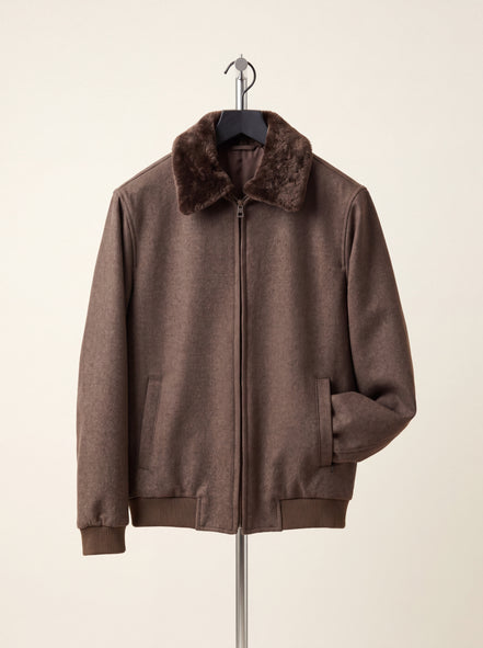 Bomber Jacket - Brown